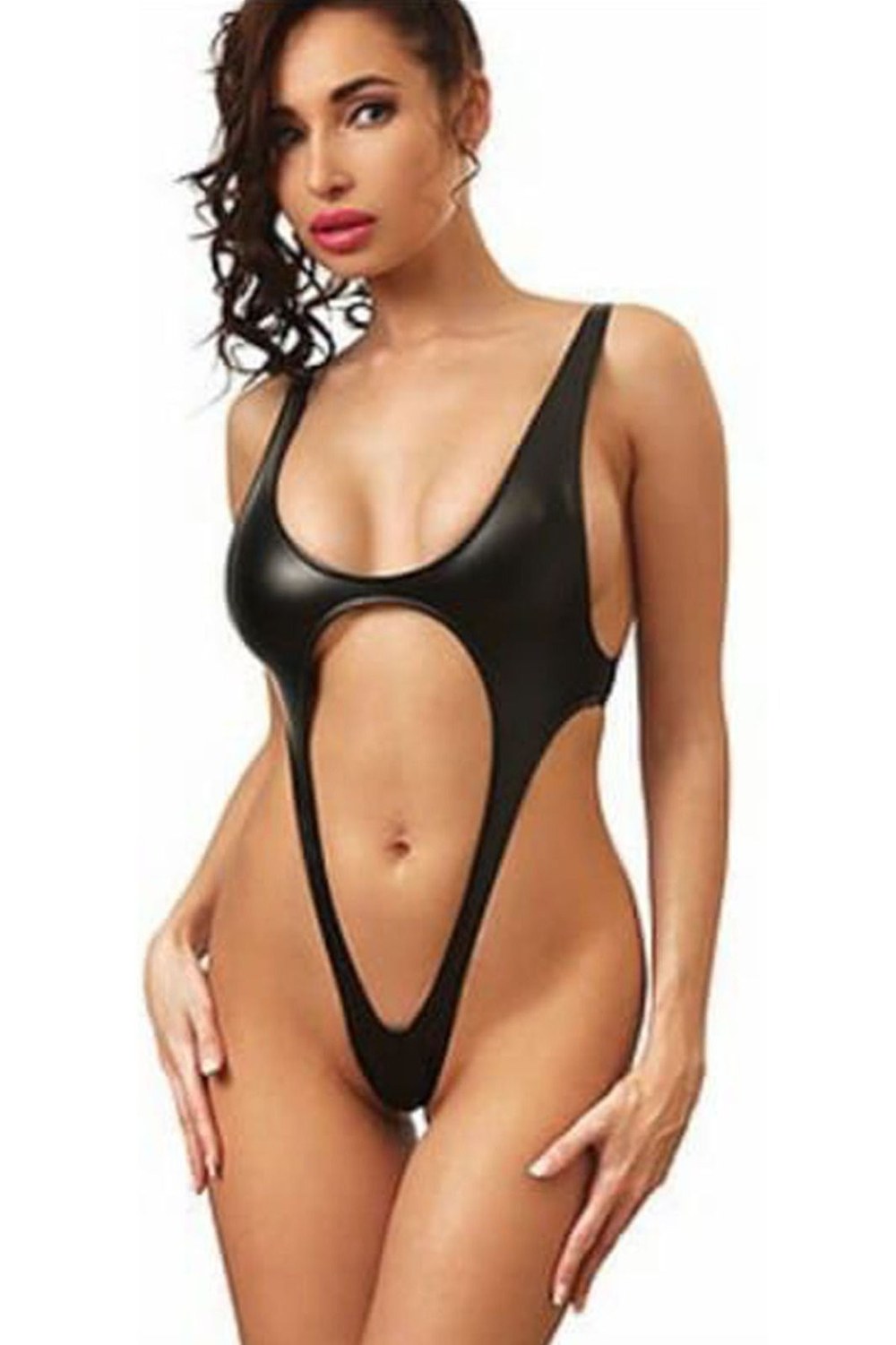 Anastasia Siyah Deri Babydol 50796