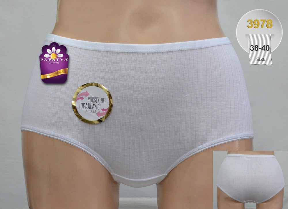 Papatya 3978 Std Yuksek Bel Bıkını Rıbana Kumas
