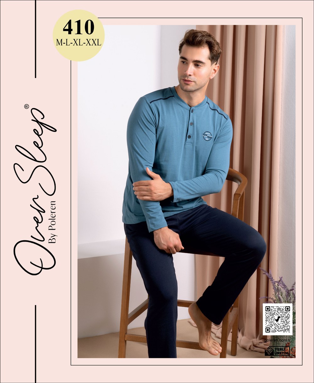 Over Sleep Bay Poleren Pijama Takım