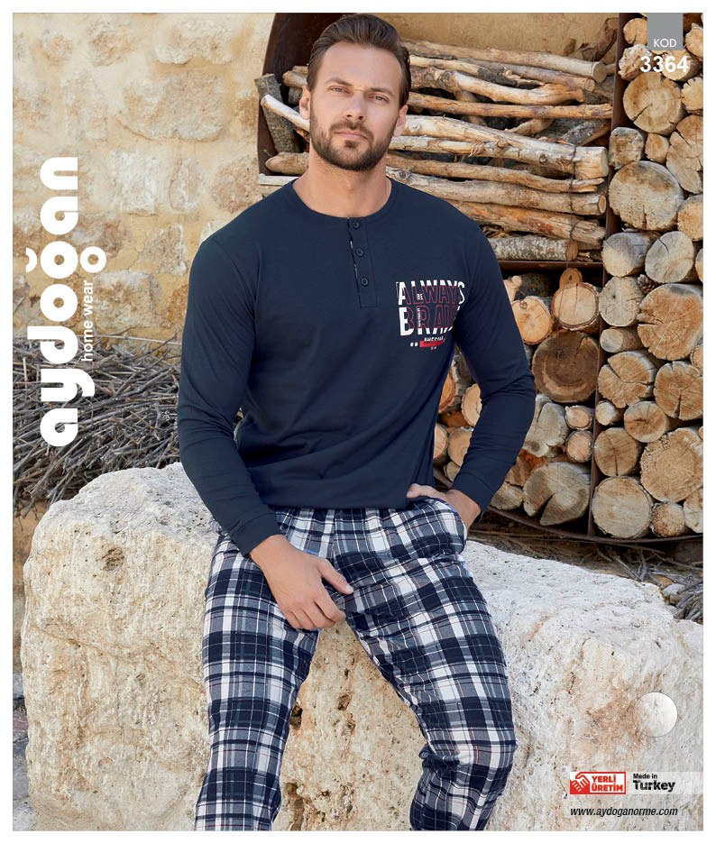 Aydoğan 3364 Bay Penye Pijama