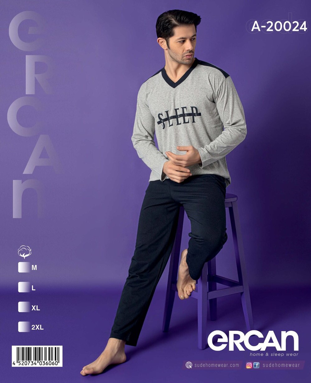 Ercan A-20024 Erkek Uzun Kol Pj Tkm