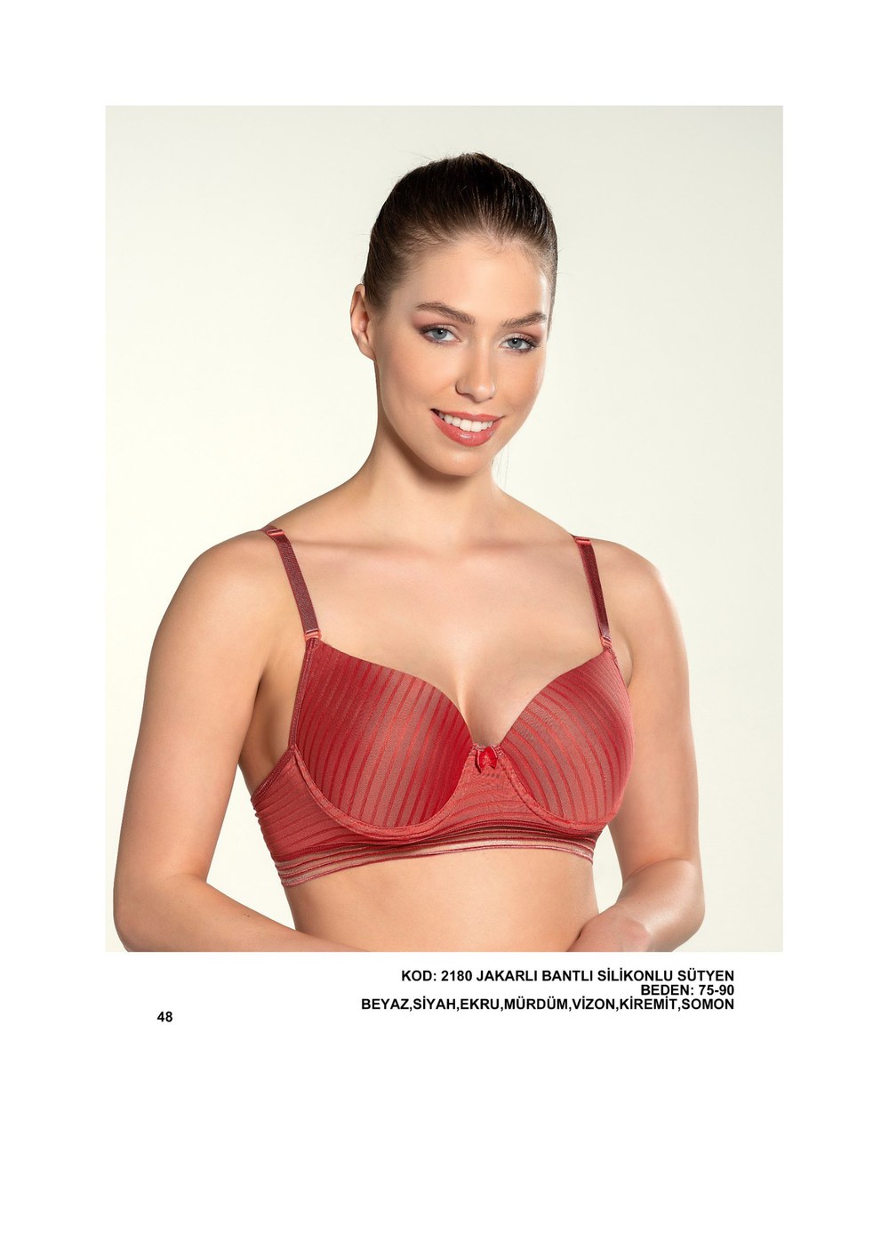Liza 2180 Jakarlı Destekli Geniş Lastik Sutyen