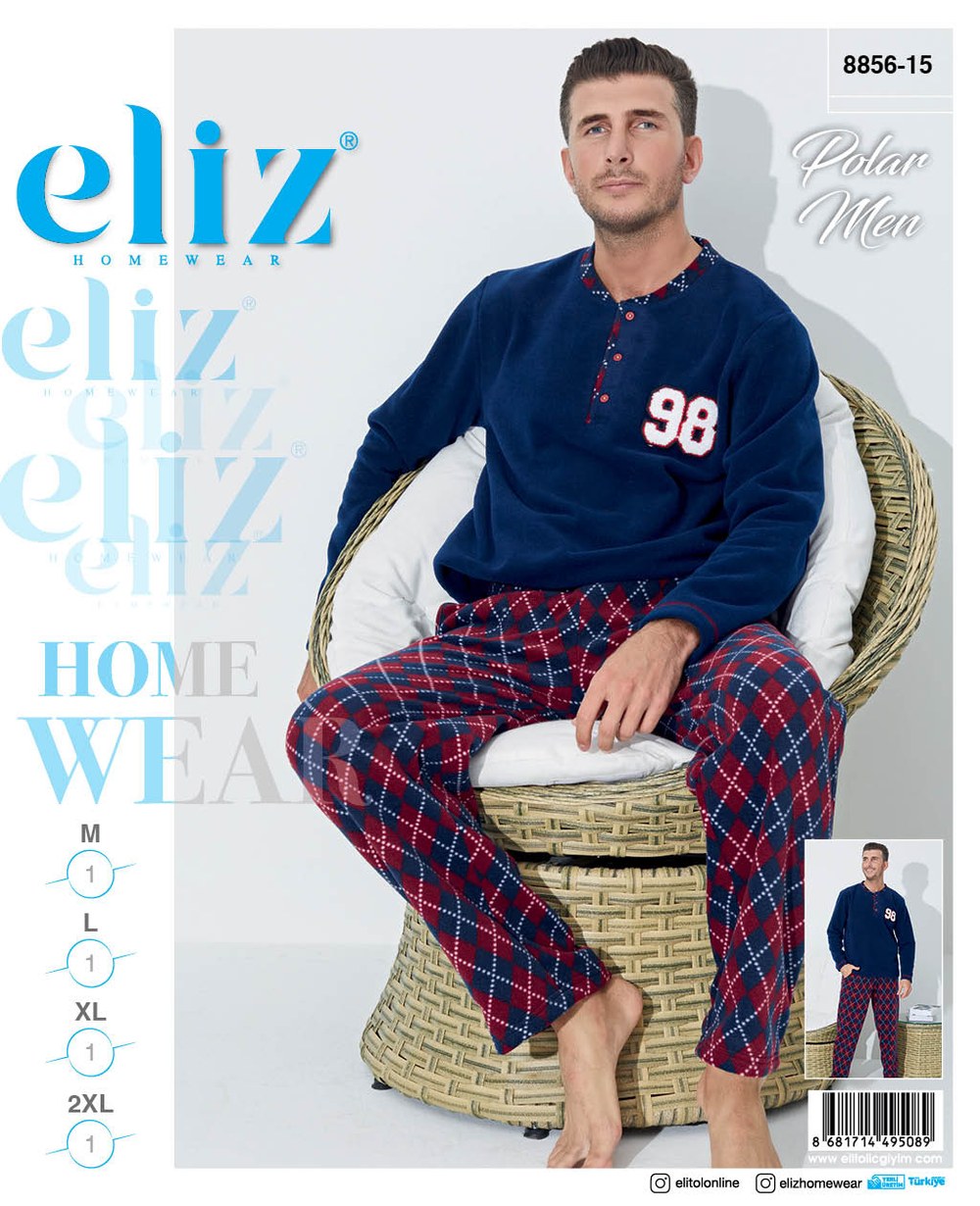 Eliz 8856-15 Erkek Polar Pijama Takım