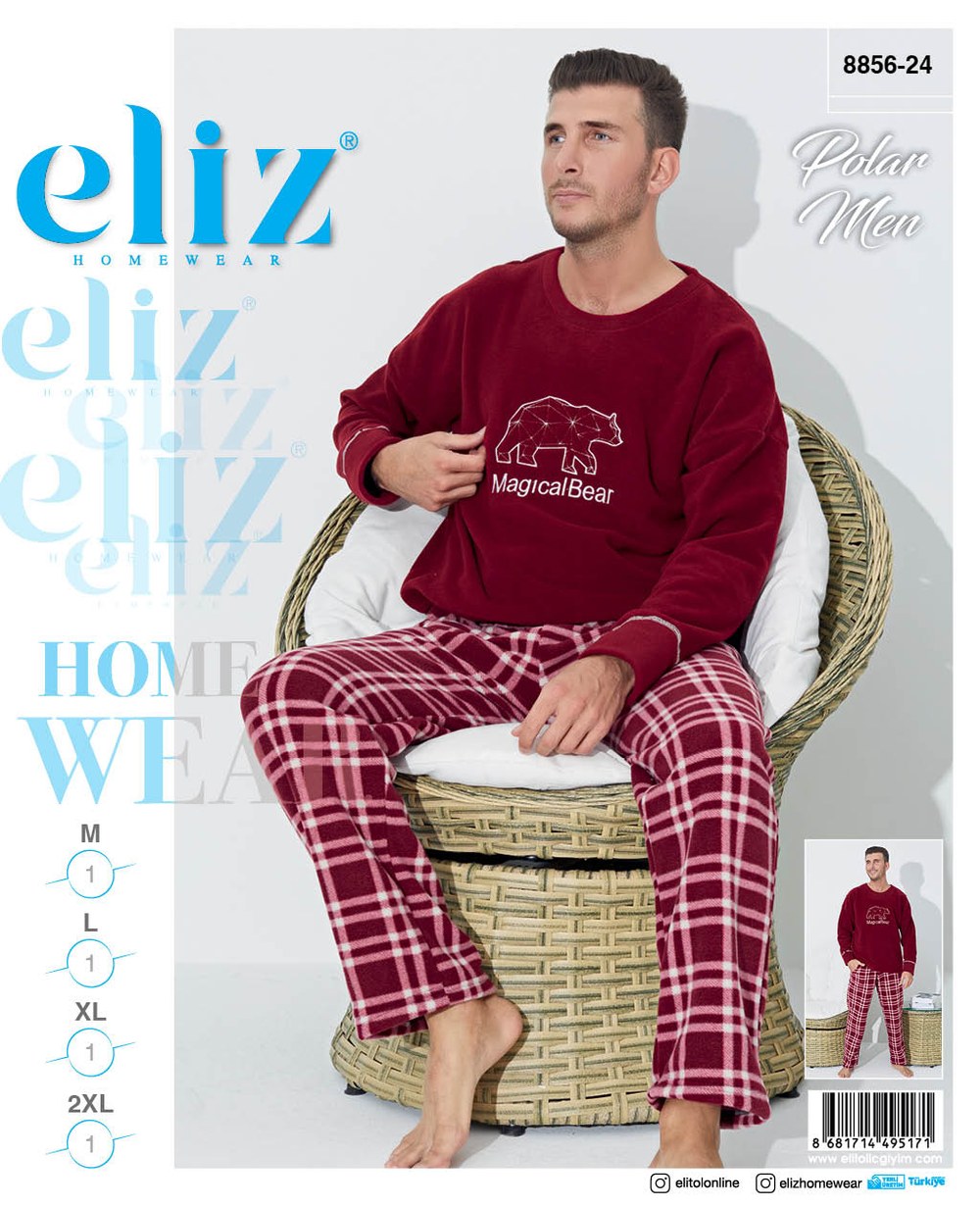 Eliz 8856-24 Erkek Polar Pijama Takım