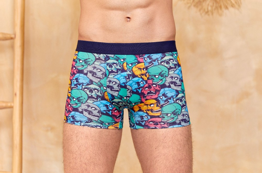 Berrak 4431 Erkek Boxer Dijital Baskı
