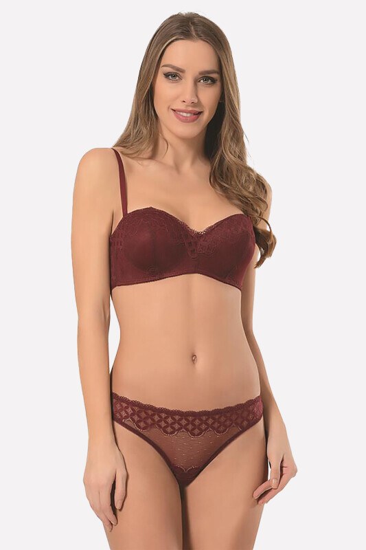 Nbb 4645 Desteksız Sutyen Kulot Takım
