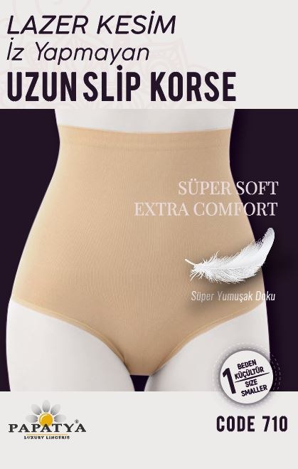 Papatya 710 Lazer Kesim Slıp Korse