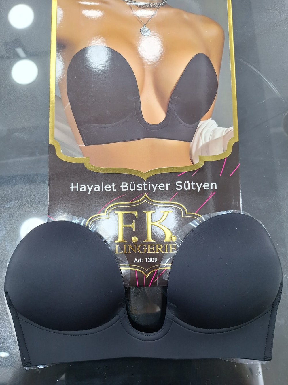 Fk 1309 Hayalet Büstiyer Silikonlu Sütyen