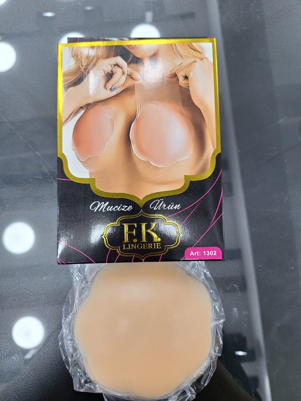 Fk 1302 Etli Göğüs Asansörü Şeffaf Sutyen