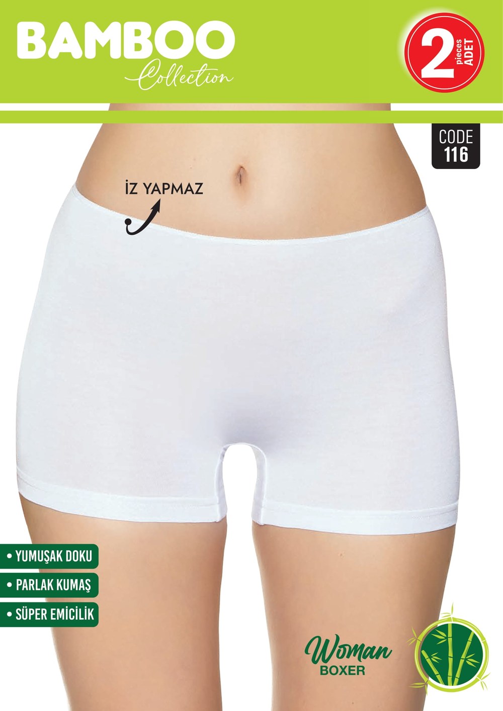 Sortie Bayan Bamboo 2'Lİ Boxer