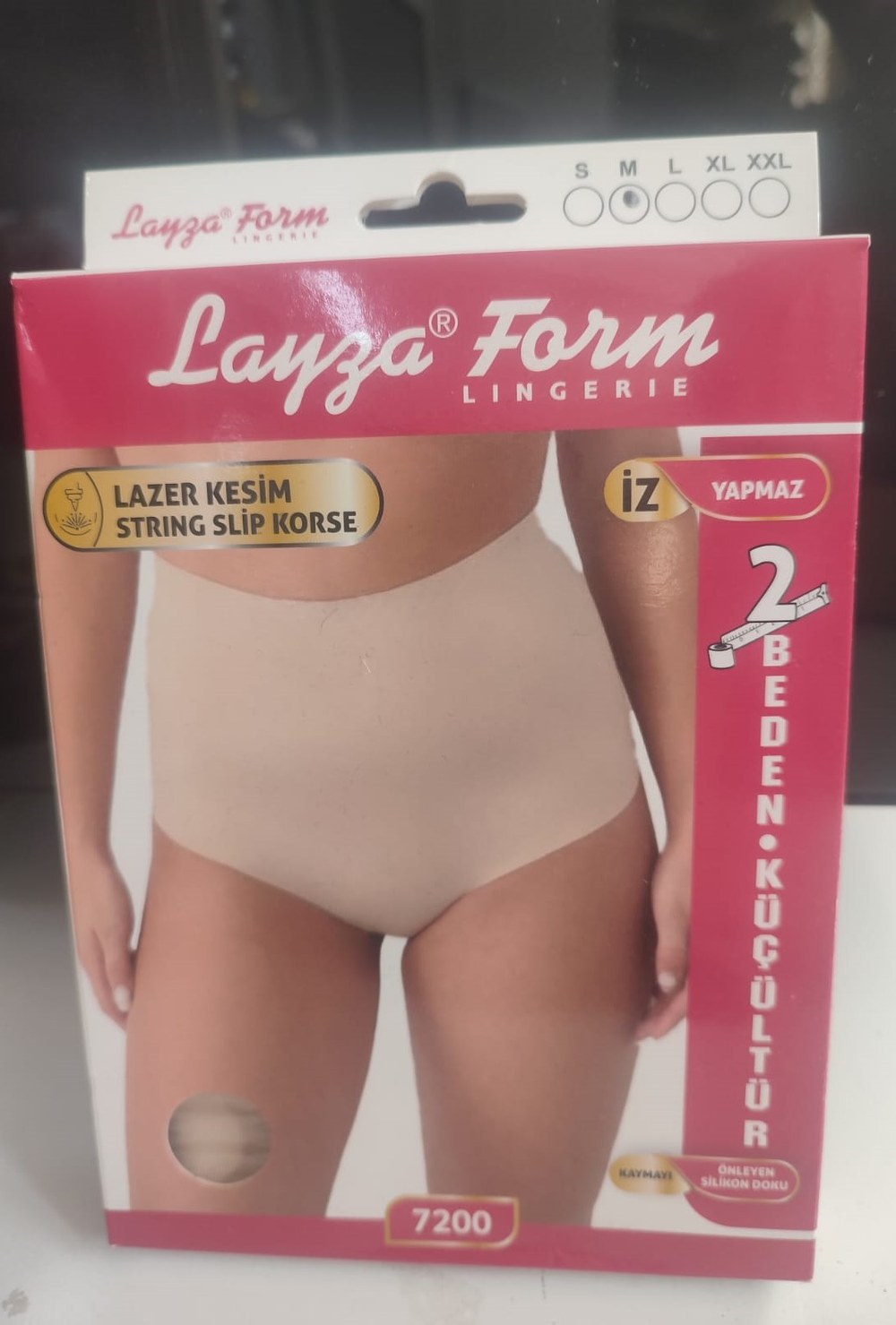 Layza 7200 Lazer Kesim Strıng Slip Korse