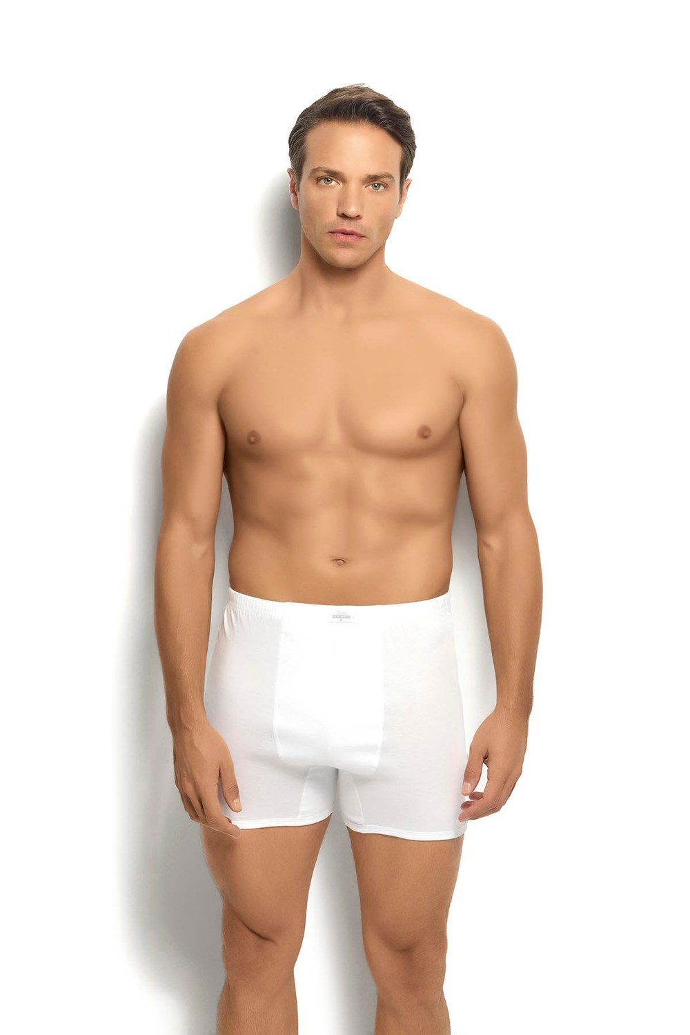 Jıber Erkek Beyaz Paçalı Boxer 102