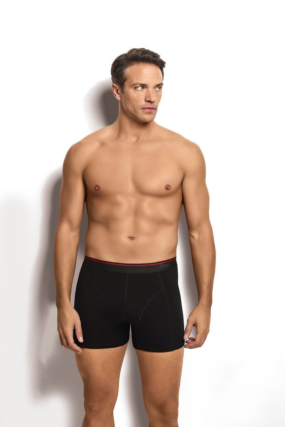 Jıber 267 Erkek Pamuklu Likralı 3'lü Boxer