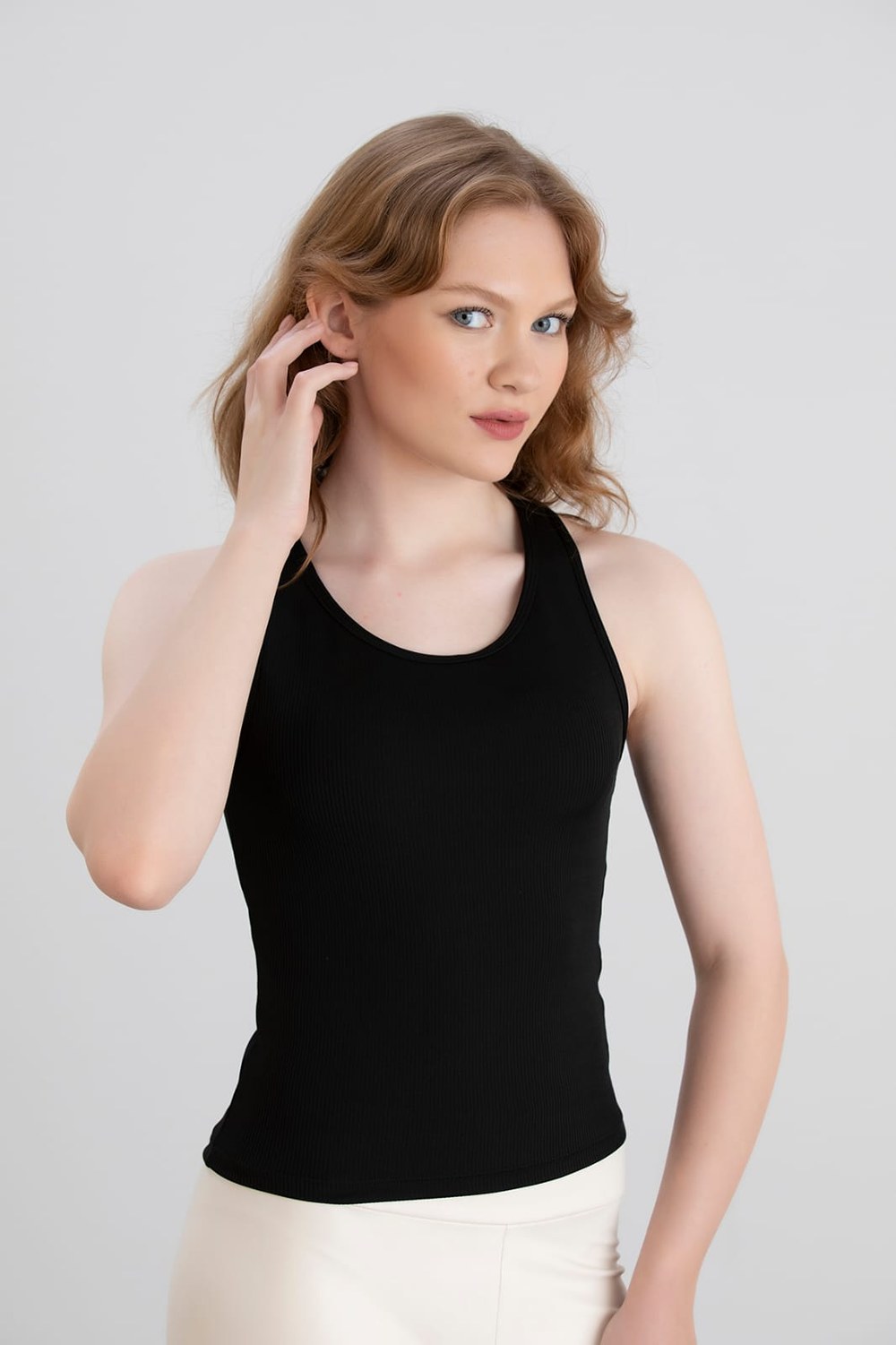 Aurafit 5061 Siyah Bayan Kaplı Halter Atlet