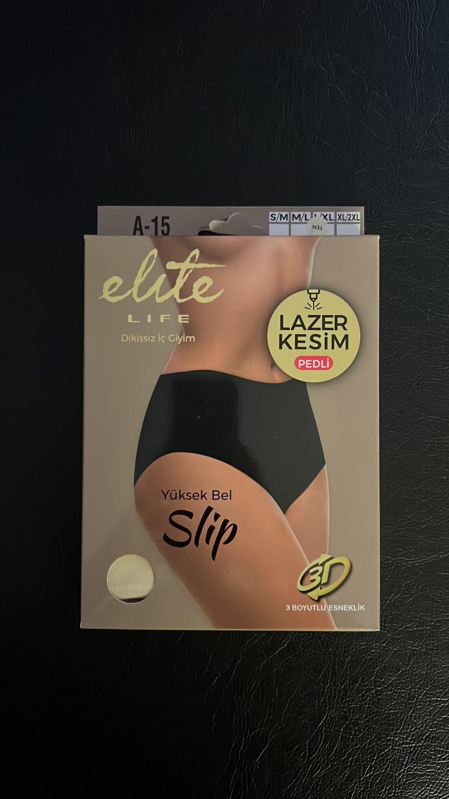 Elite Life Lazer Kesim Yüksek Bel SLİP.KOD:824-A15 Bd