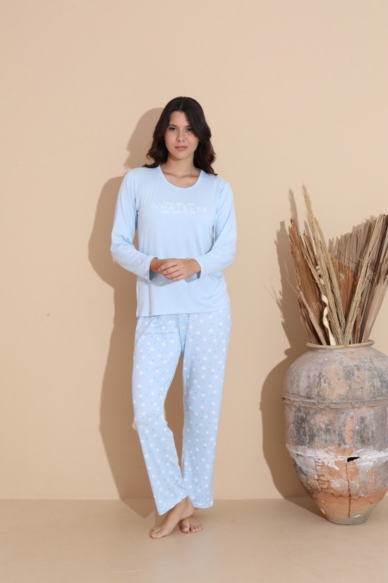 Boyraz 20649 Bayan Milan Pijama Takım