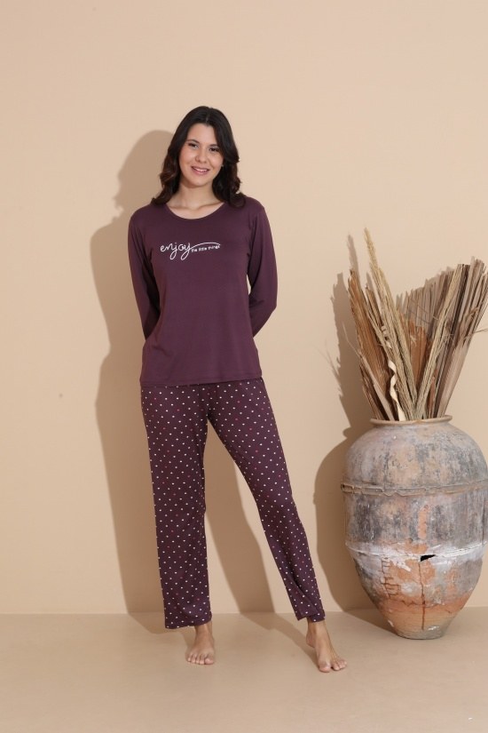 Boyraz 20646 Bayan Milan Pijama Takım
