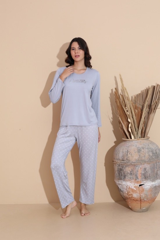 Boyraz 20647 Bayan Milan Pijama Takım