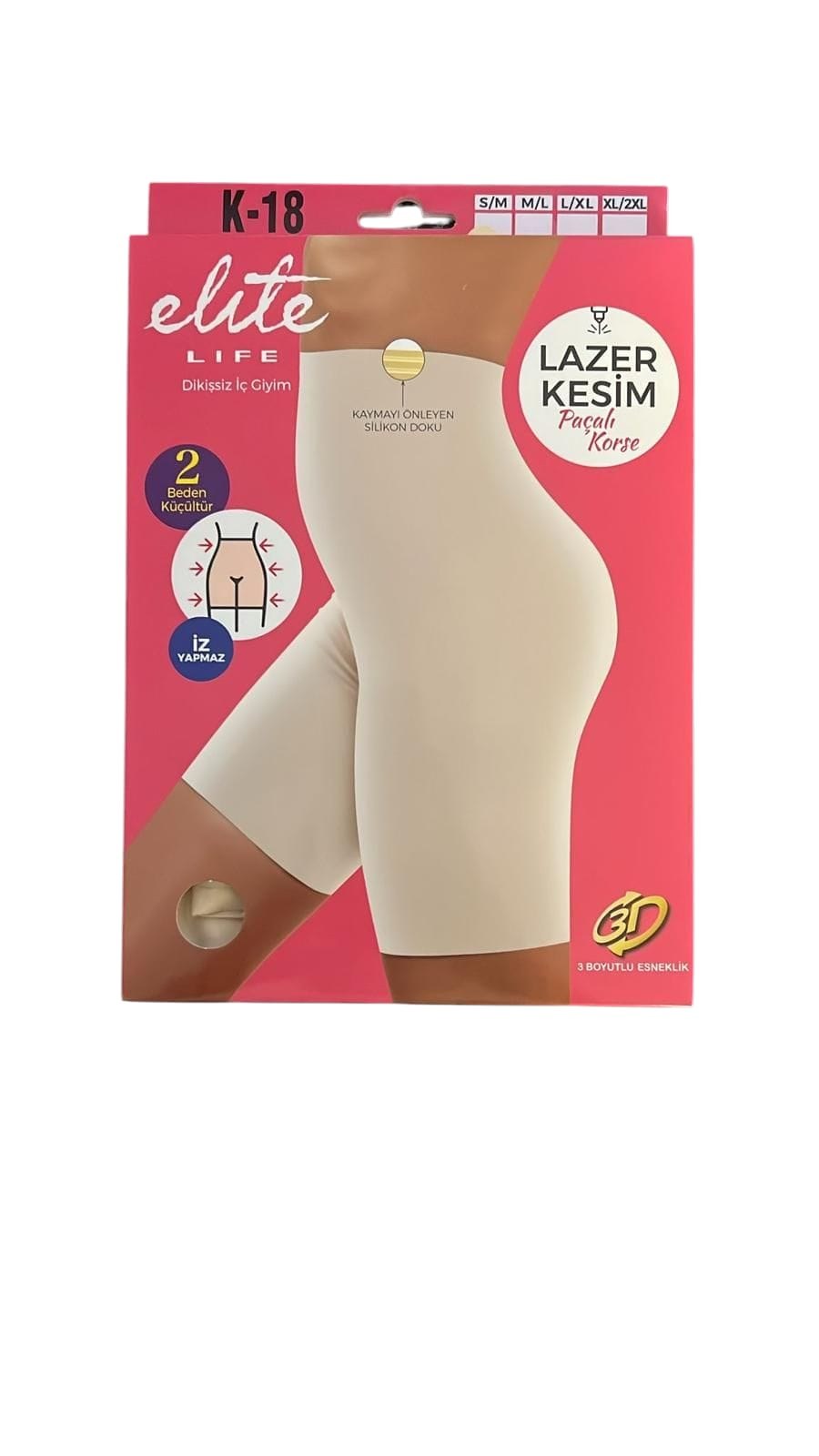 Elite Life Lazer Korse Kesim Paçalı Korse KOD:882-K18