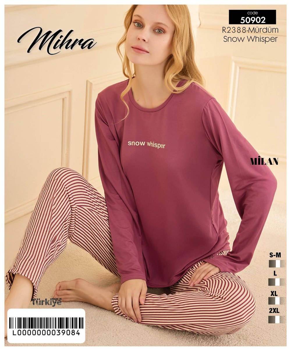 Arcan 50902 Mürdüm Milan Basic Pijama Tkm