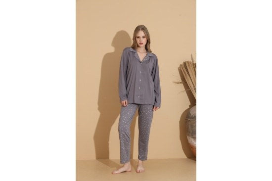 Boyraz 20708 Bayan Milan Düğ.Pijama Takımı
