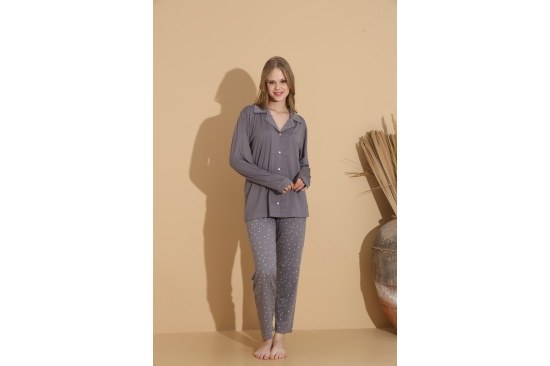 Boyraz 20708 Bayan Milan Düğ.Pijama Takımı