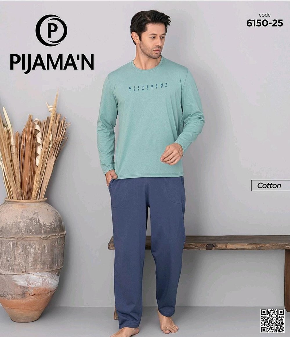 Pıjaman 6150-25 Erkek Penye U.Kol Pj Tkm
