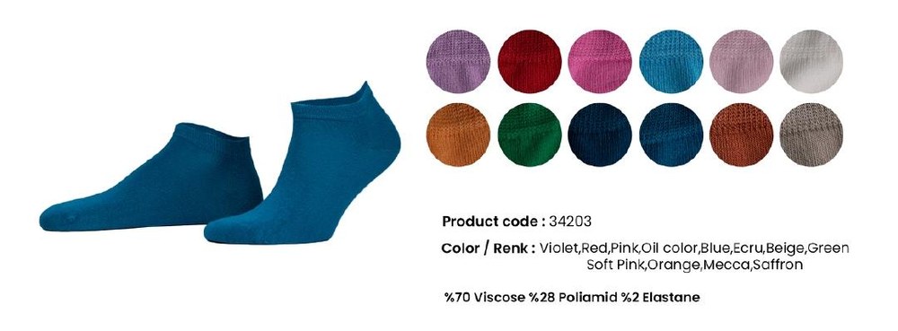 Aytuğ 34203 Bambu Patik Bayan Desen 1