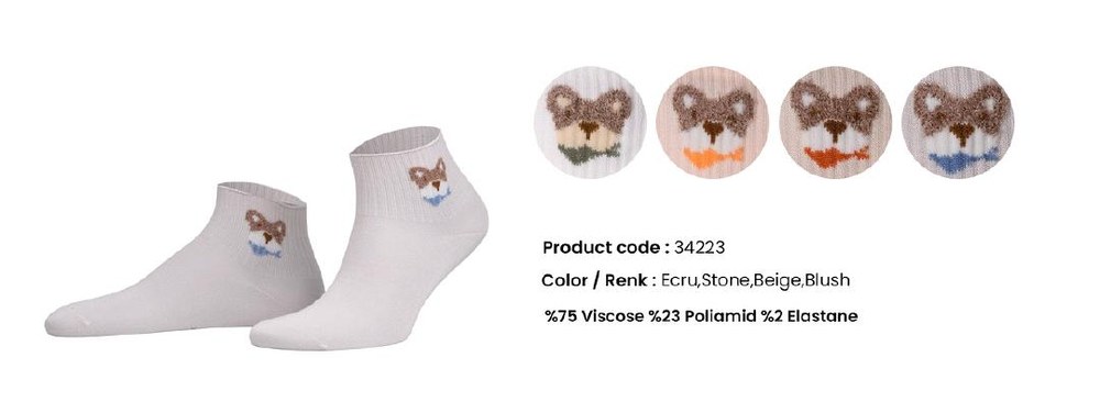 Aytuğ 34223 Bambu Patik Bayan Desen