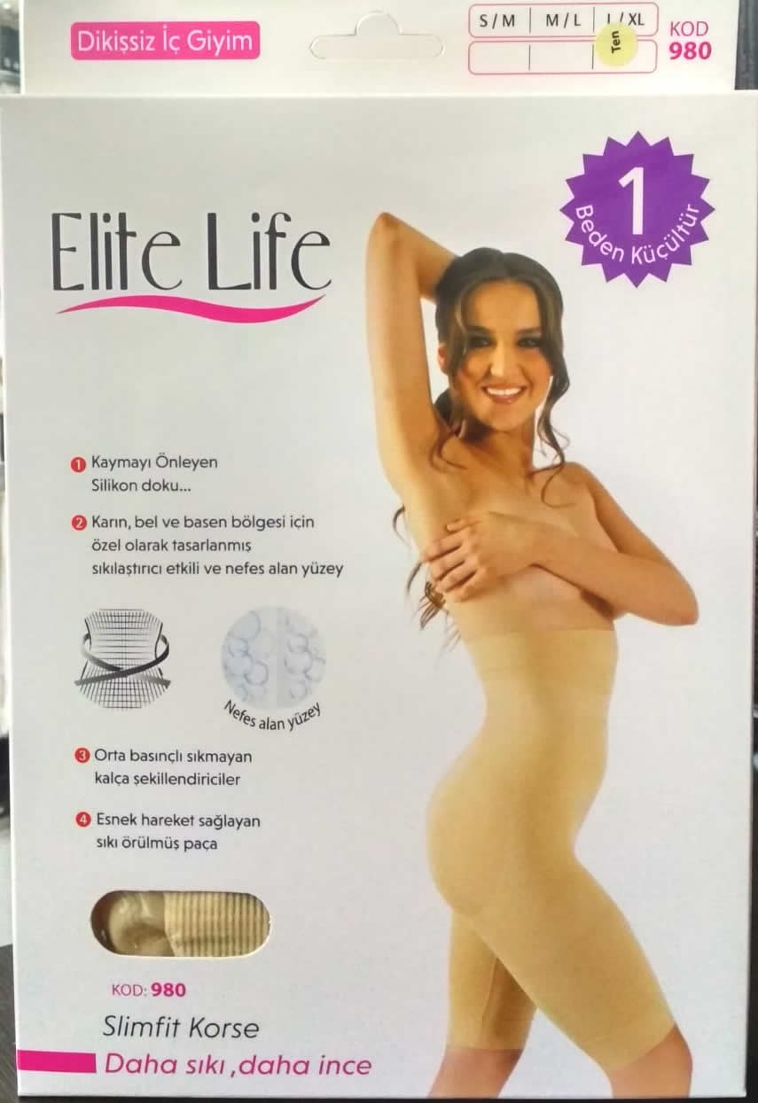 Elite Life 980 Slimfit 1 Beden Küçülten Korse