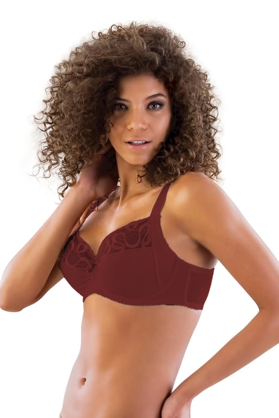 Bordo Emay 113 C Balenli Toparlayıcı Sütyen