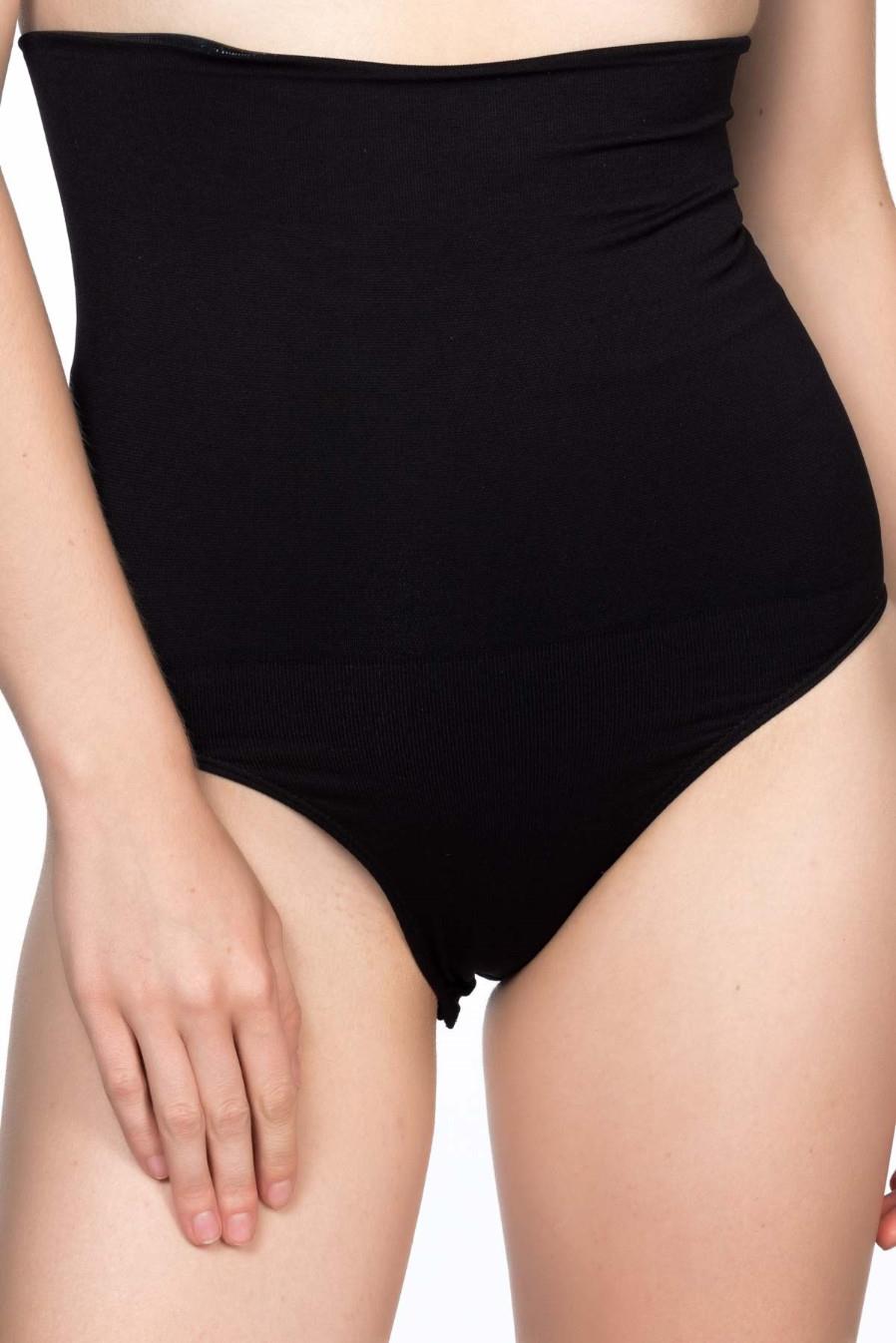Siyah Emay 2019 Double Yüksek Bel Çıtçıtlı Slip Korse