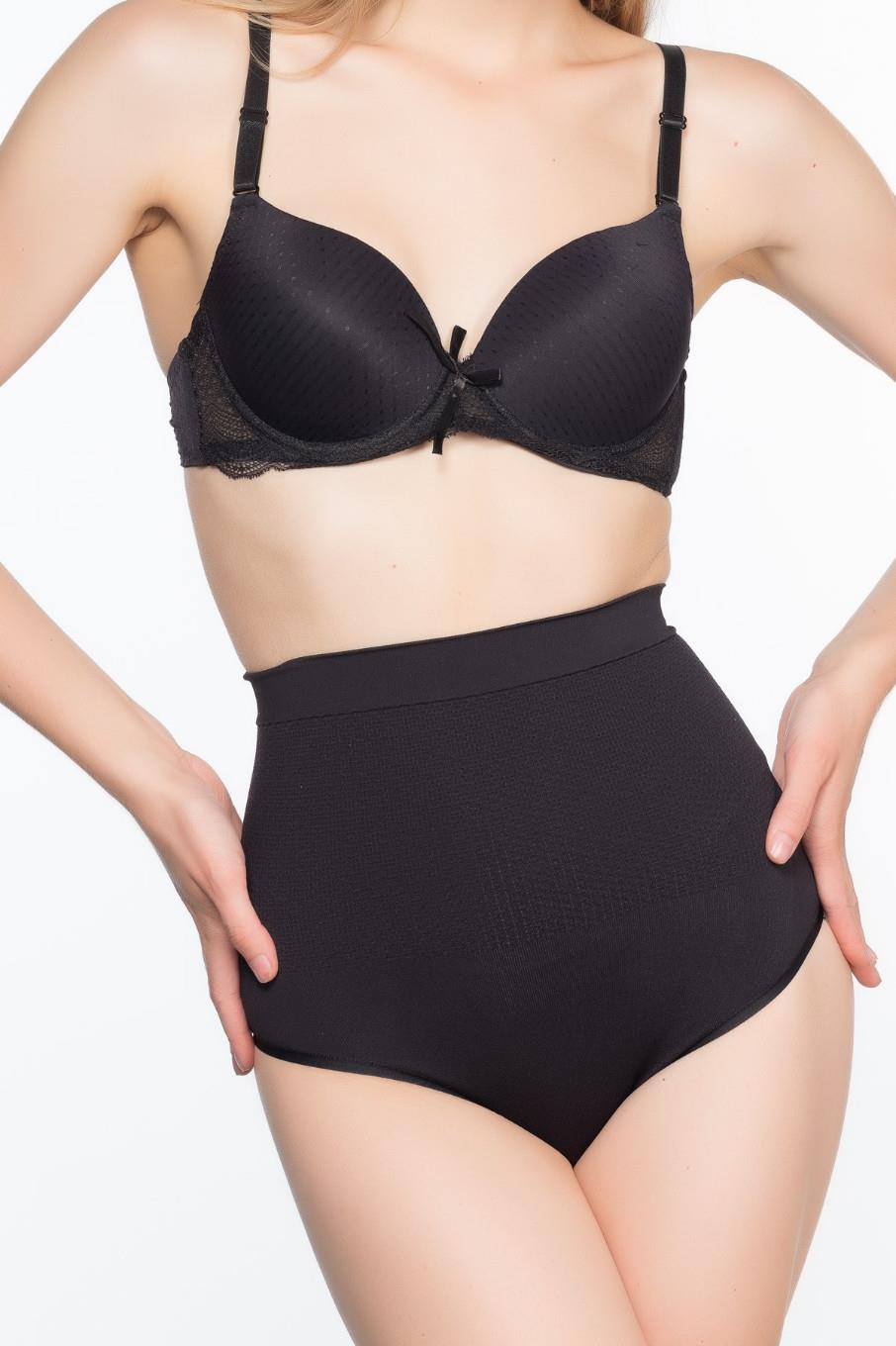 Siyah Emay 2054 Masajlı String Korse