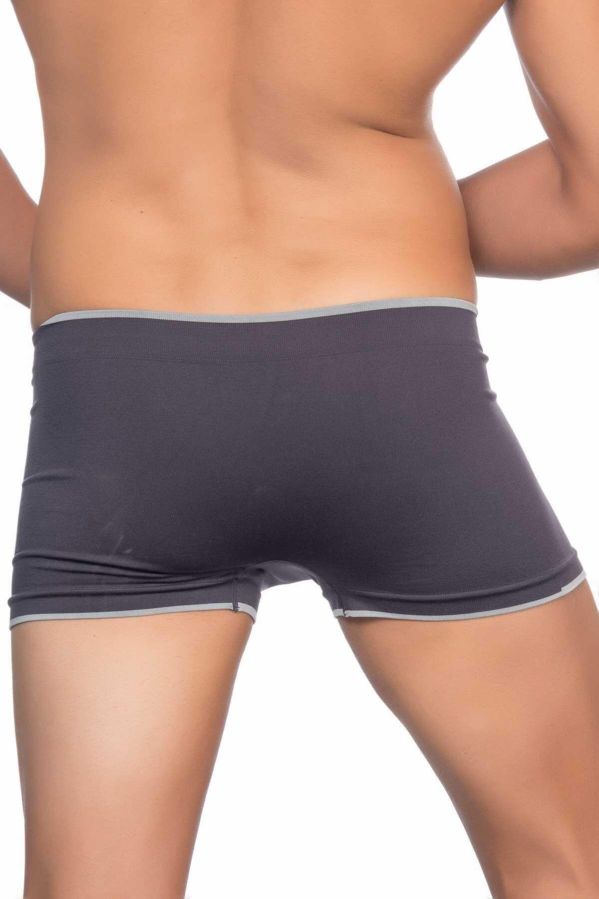 Antrasit Emay 2101 Soft Erkek Boxer