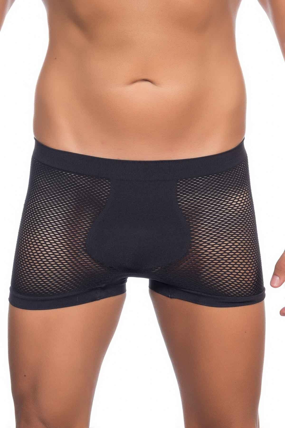 Siyah Emay 2106 Soft Erkek Boxer