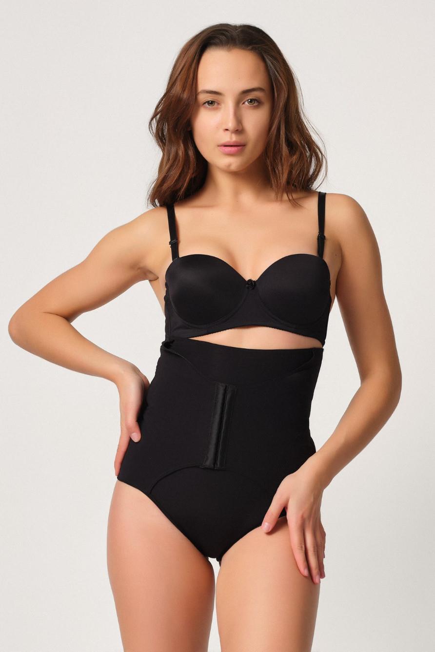Siyah Emay 2932 Double Karın Agraf Destekli Slip Lazer Korse