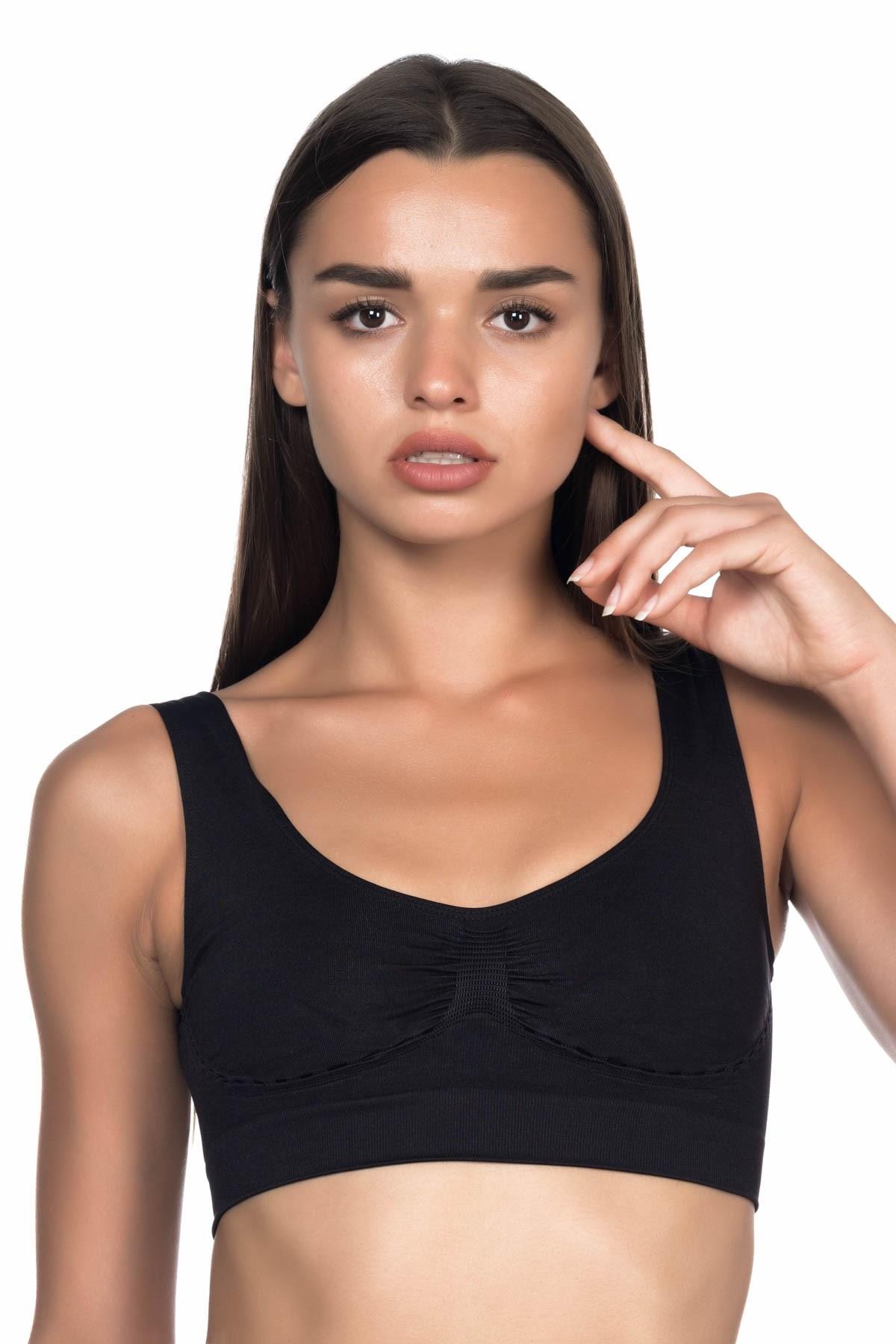Siyah Emay 4015 Toparlayıcı Büstiyer