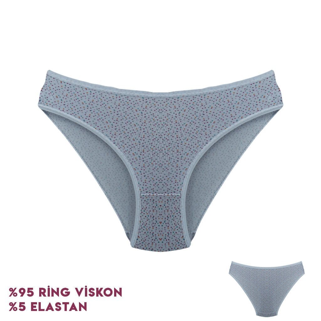 Dondeza 164-2 (M) Desenli Viscon Bayan Bikini