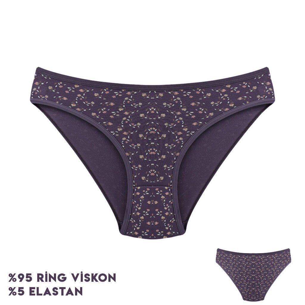 Dondeza 164-6 (M) Desenli Viscon Bayan Bikini