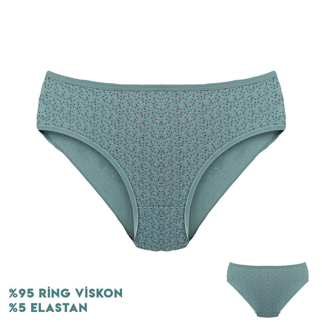 Dondeza 264-1 (L) Desenli Viscon Bayan Bikini