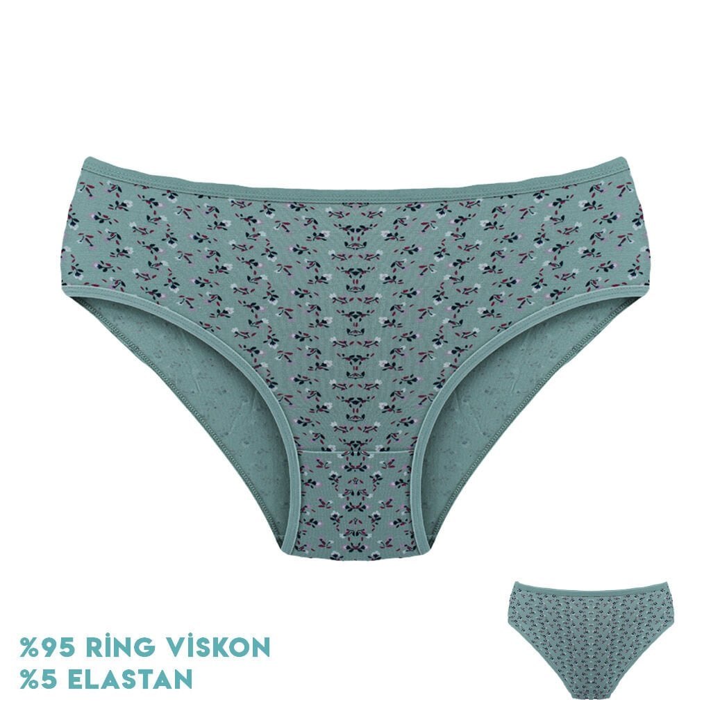 Dondeza 264-2 (L) Desenli Viscon Bayan Bikini