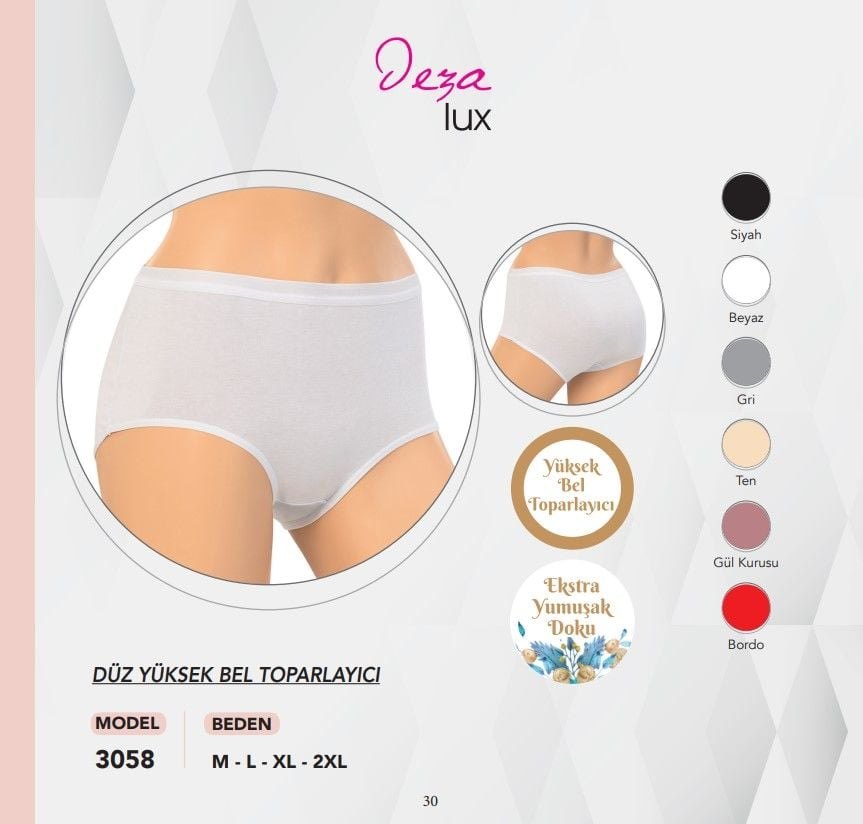 Dondeza 3058 XL Beden Yüksek Bel Toparlayıcı Külot
