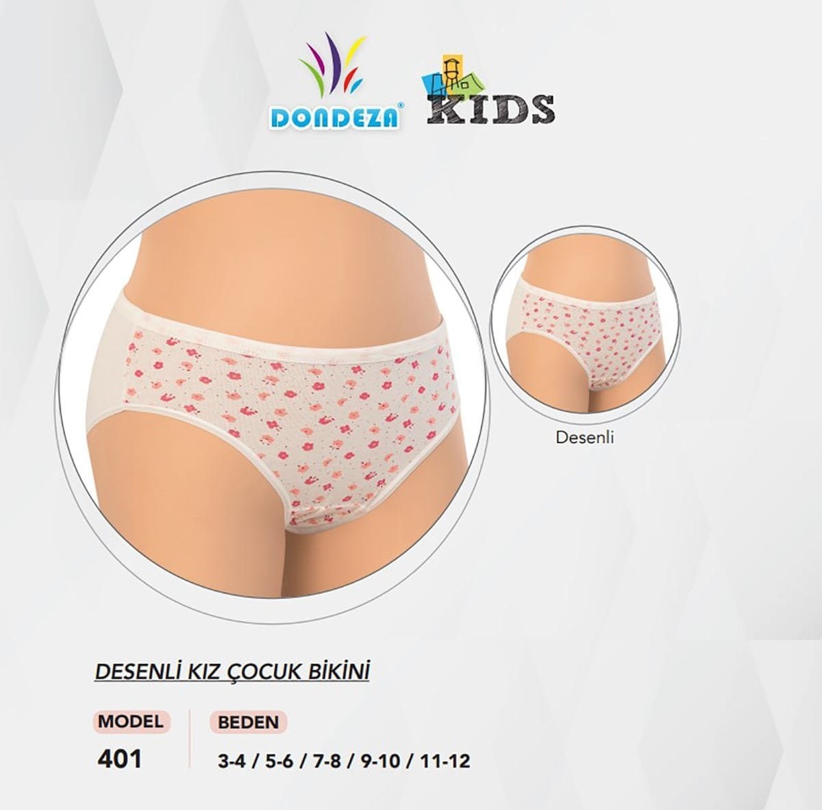 Dondeza 401 Kız Çocuk Külot