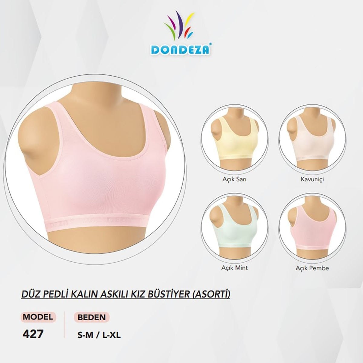 Dondeza 427 Kız Çocuk Bustiyer