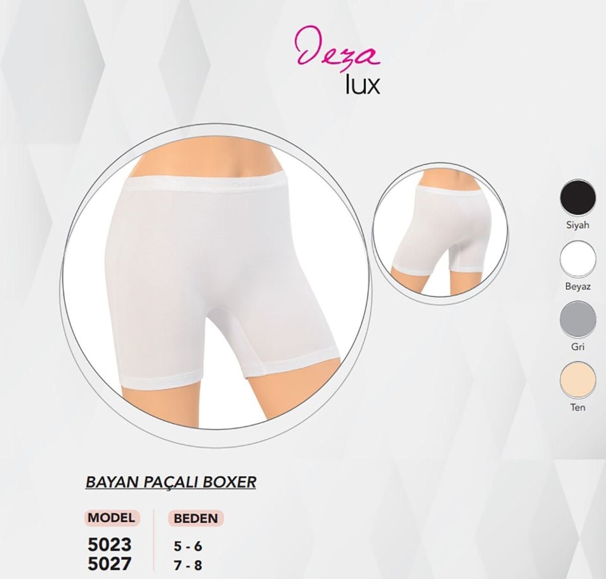 Dondeza 5027 Paçalı Bayan Boxer