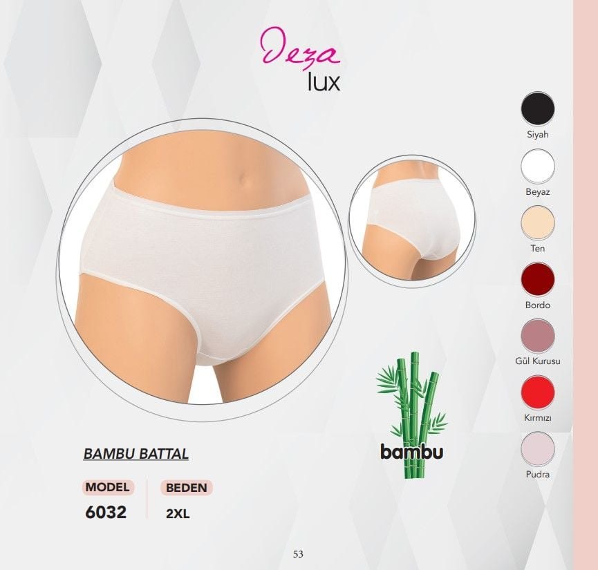 Dondeza 6032 2XL Bambu Bayan Bato Külot