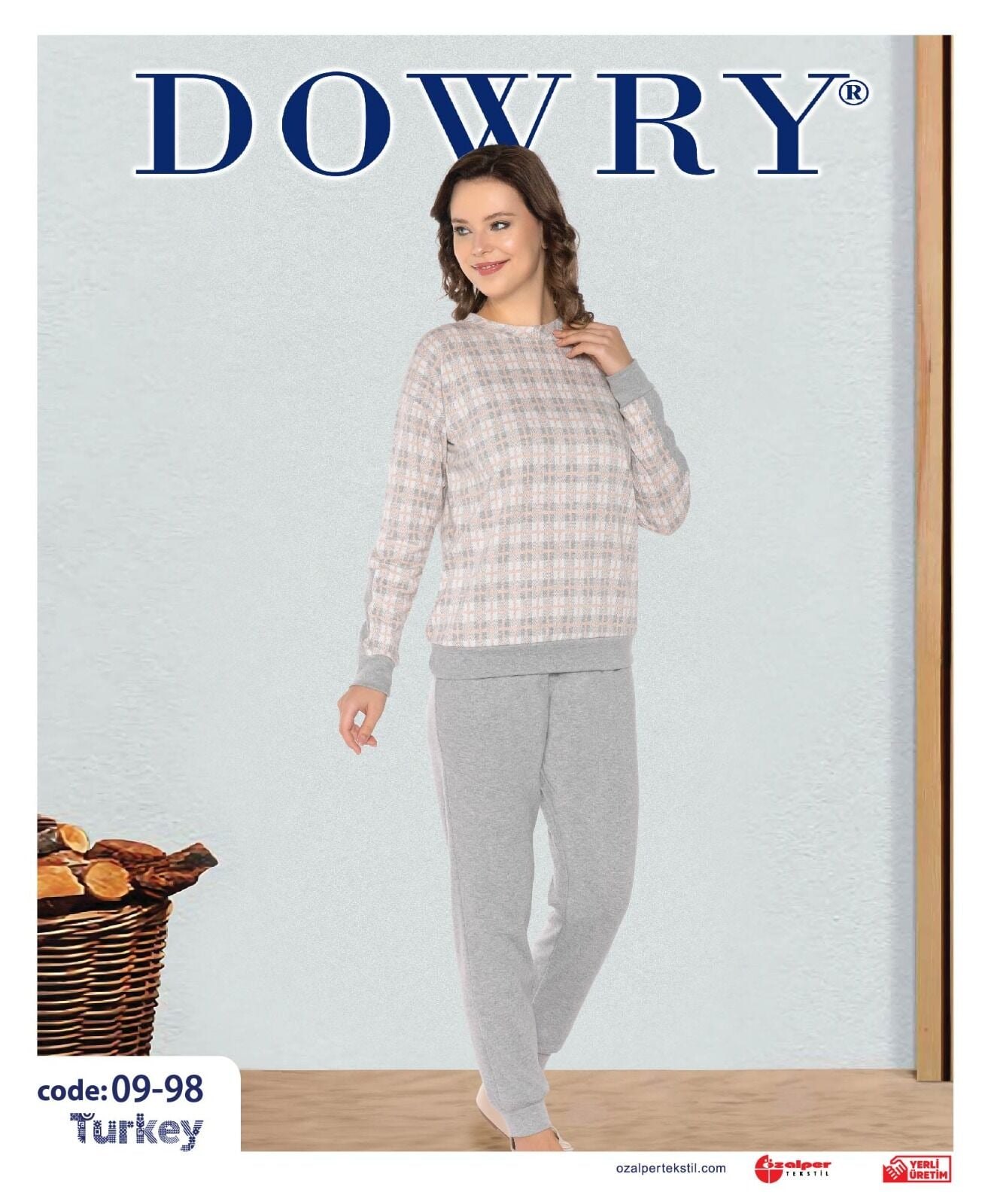 Dowry 09-98 (S-M-L-XL) Uzun Kollu Bayan Pijama Takımı