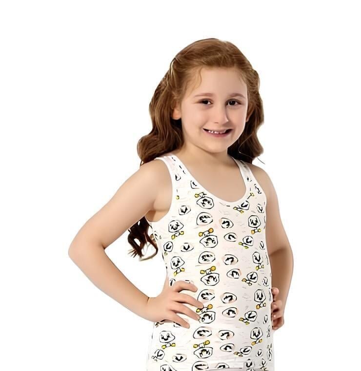 Kota 3412 Baskılı Kız Çocuk Atlet