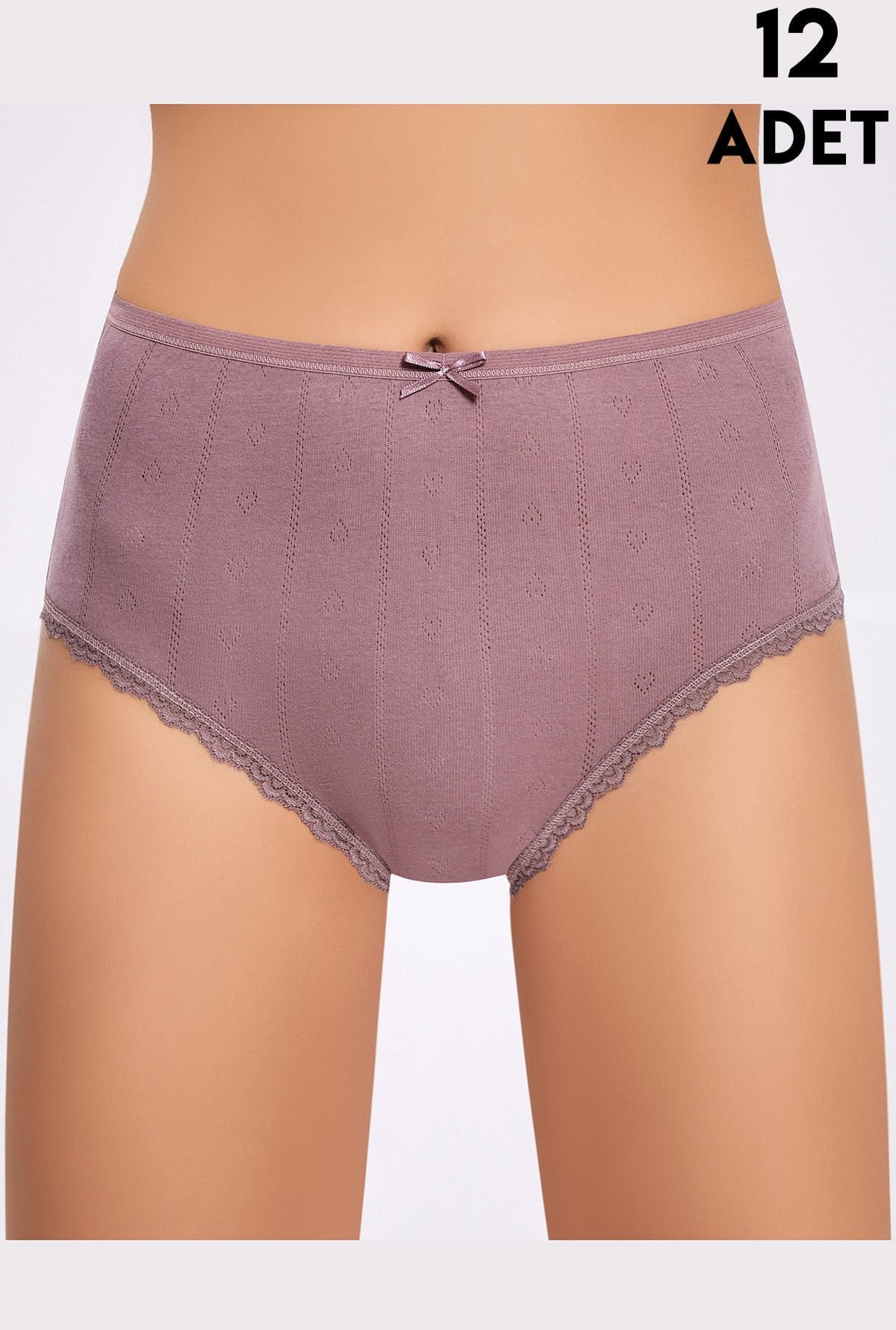 İlke 286 Jakarlı Dantelli Bayan Bato (XL-2XL-3XL-4XL)