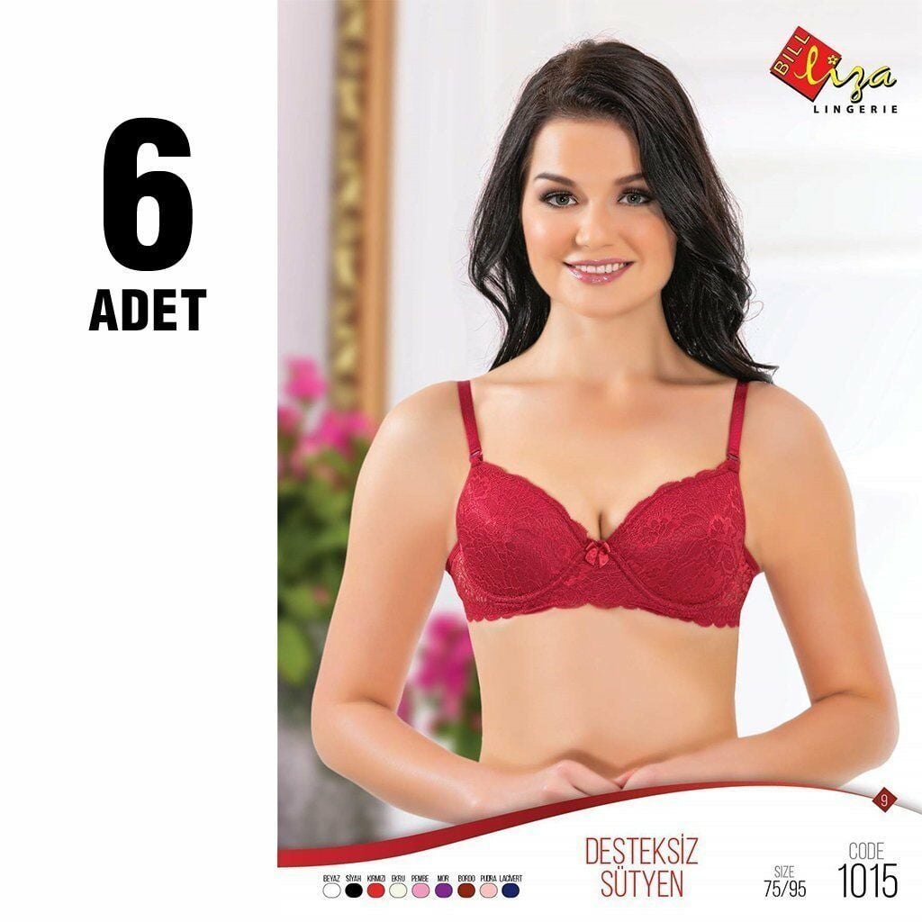 Liza 1015 Desteksiz Dantelli Bayan Sütyen